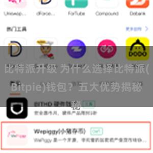 比特派升级 为什么选择比特派(Bitpie)钱包？五大优势揭秘