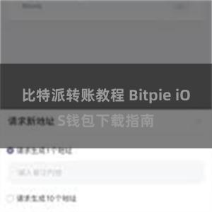 比特派转账教程 Bitpie iOS钱包下载指南