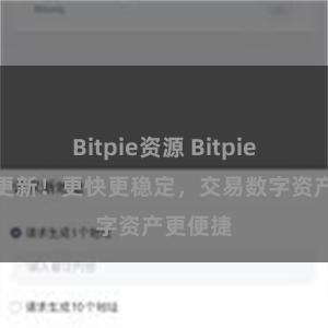 Bitpie资源 Bitpie苹果版更新！更快更稳定，交易数字资产更便捷